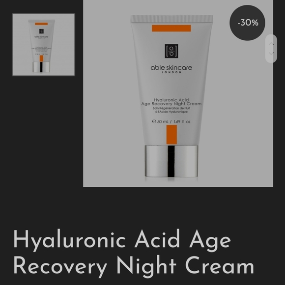 Able Skincare Hyaluronic Acid Age Recovery Night - Picture 2 of 3